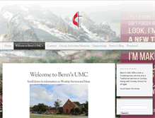 Tablet Screenshot of bennsumc.org